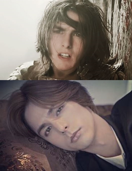 이현재 톰크루즈 도플갱어설. 사진=이현재 인스타그램, 영화 ‘레전드’ 캡쳐