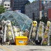 ‘강남역 묻지마’ 사건 추모현장 넘치는 애도 글에 서초구 게시판 추가 설치
