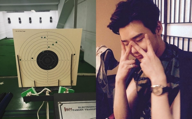 W 이종석 사격 실력 공개. 사진=이종석 인스타그램