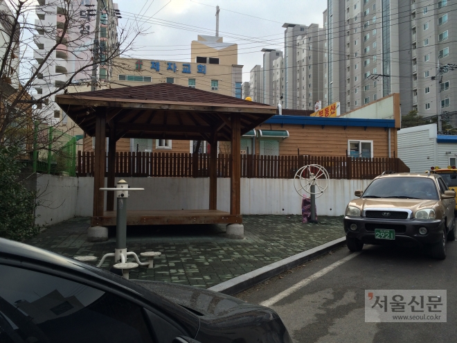 훼손 되기 전 정자. 청주시 제공 