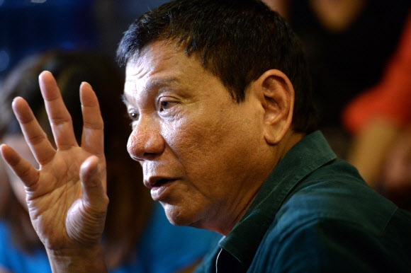 로드리고 두테르테 필리핀 대통령    사진=AFP연합뉴스