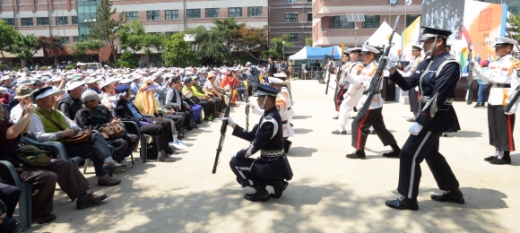 [서울포토] 국군 의장대의 시범 공연