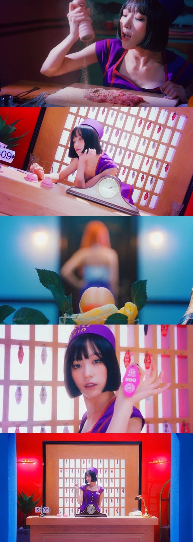 EXID 4년 만에 첫 정규앨범 뮤직비디오. 사진=’L.E.I’ 뮤직비디오 화면 캡쳐