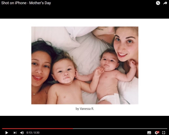 애플, 한국 등 6개국 어머니날 광고영상서 동성부모 사진 삭제