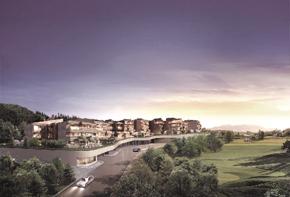 죽전 힐데스하임 야간 투시도