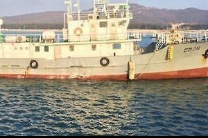 수명 다한 어업지도선에 갈고리 달아 중국어선 저인망 방지