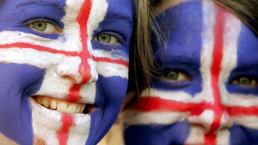 　아이슬란드 인구의 약 8%가 유럽축구선수권(유로) 2016 관전과 응원을 위해 프랑스로 떠난다.   BBC 홈페이지 캡처