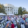 백악관에 소풍 온 의원 가족들
