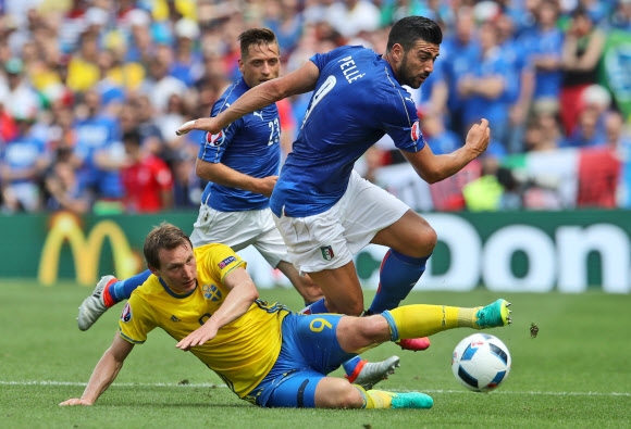 유로 2016 조별리그, 이탈리아 vs 스웨덴. 사진=AP 연합뉴스