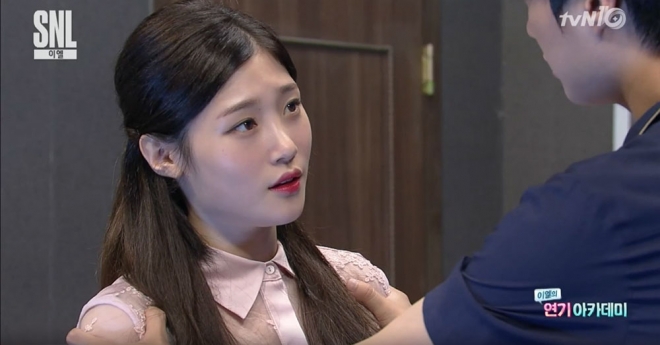 tvN ‘SNL 코리아’ 방송화면 캡처 (정채연)