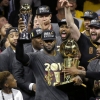 [포토] 클리블랜드, 창단 46년만에 첫우승···MVP제임스 “약속지켜 기쁘다”
