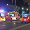 [포토] 프랑스 니스 트럭 테러 현장에 모인 소방차와 앰뷸런스