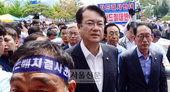 새누리당 지도부, 경북 성주 방문