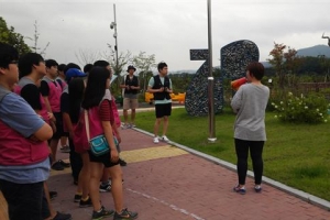 강남구는 재활용 체험교실 선생님