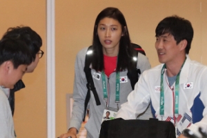 [서울포토] 리우 도착한 김연경