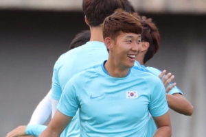 [서울포토] 손흥민 ‘훈련은 즐겁게’