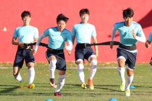 [서울포토] “리우올림픽 메달을 향해”…맹훈련하는 축구대표팀