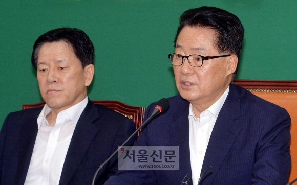 국민의당 박지원 “우병우 해임이 우 수석도, 검찰도 사는 길”