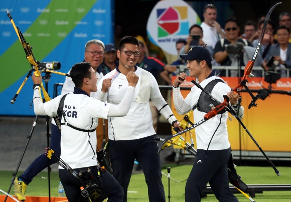 <올림픽> 한국 첫 금!