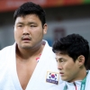 유도 ‘맏형’ 김성민, 남자 100㎏ 이상급 16강 탈락…누르기 한판패