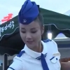 [서울포토] 북한 맥주 축제에 등장한 여성 접대원