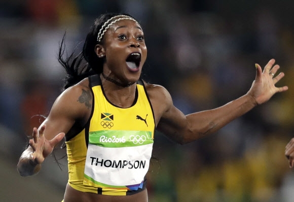 <올림픽> 자메이카 톰슨, ?100m 우승…10초71