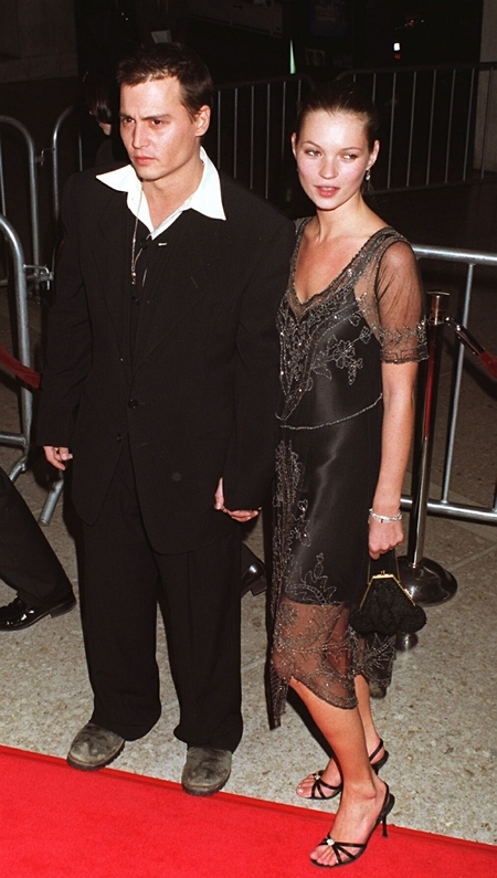 조니 뎁, 케이트 모스