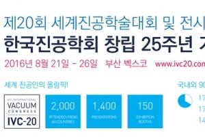 부산서 ‘진공산업 올림픽’ 세계진공학술대회 21~26일