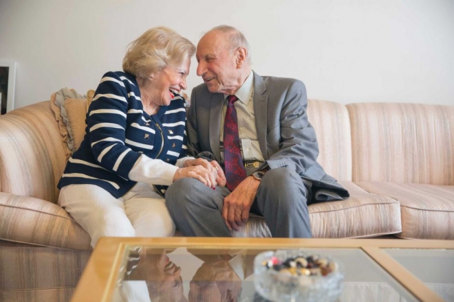 지기 지크라이스(93·오른쪽)와 한카(91) 부부 [출처: 호주 공영 ABC 방송]
