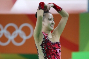 [서울포토] 4위 손연재 ‘사랑해요~’