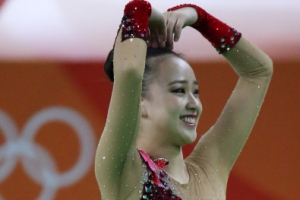 [서울포토] 4위 손연재 ‘사랑해요~’