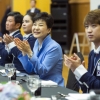 [서울포토] 박근혜 대통령, 리우올림픽선수단과 청와대 오찬