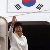 [서울포토] 출국하는 박근혜 대통령