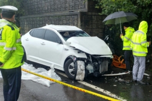고교생 5명 빗길 교통사고 사망…4명은 안전벨트 안 해