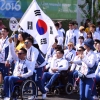 [서울포토] 리우패럴림픽 한국선수단 입촌식