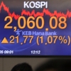 코스피, 1년 7개월 만에 장중 2100선 돌파