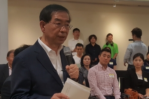 박원순 “나라 구하는 것은 정권 교체”…“대권도전은 고민 중”