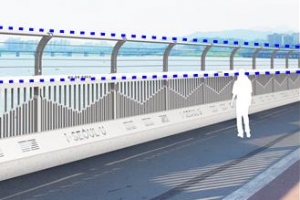 높은 난간·돌아가는 손잡이… 마포대교 투신 막는다