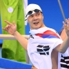 [서울포토] ‘한국 첫 금메달’…조기성, S4 남자 100m 자유형 우승