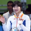 [서울포토] 패럴림픽 탁구 서수연, 아쉬움은 뒤로…은메달 목에 걸고 ‘밝은 미소’