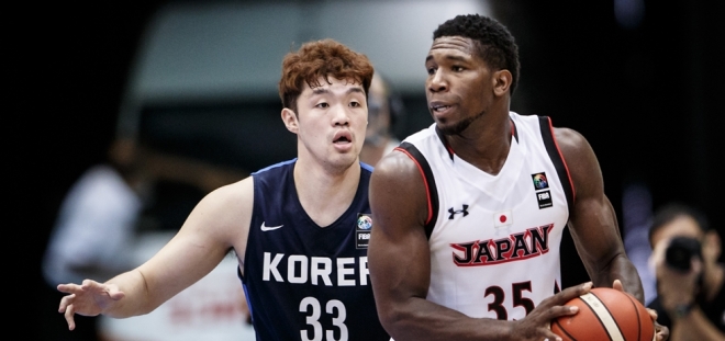 일본의 귀화선수 데몬 브라운. FIBA 홈페이지