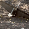 추락한 美공군 U-2 고고도정찰기 잔해