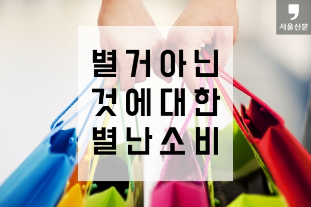 [카드뉴스] 별거 아닌 것에 대한 별난 소비