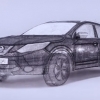 3D 펜으로 그린 실물 크기 자동차는 어떤 모습일까?