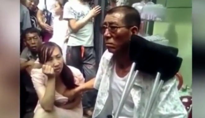 중국 사아비 점쟁이. 유튜브 영상 캡처