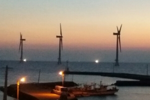 제주서 전국 최초 해상 풍력발전 시작