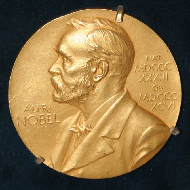 노벨상 메달.