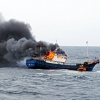 도주하던 中어선 화재…선원 17명중 3명 사망