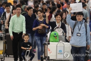 중국인, 국경절 연휴 최고 여행지는 한국 일본…3위는?