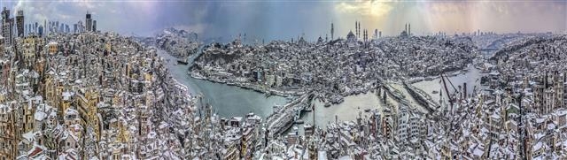 터키 작가 무랏 게르멘의 작품 ‘Muta Morphosis Istanbul Galata Tower #2’. 대구사진비엔날레 제공